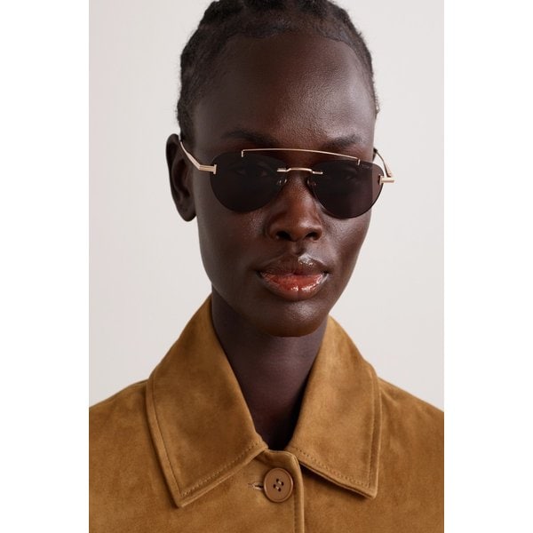 아스토르 림리스 에비에이터 로즈골드 선글라스 46376663162984002