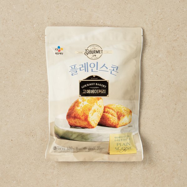 CJ 고메베이커리 플레인스콘400g