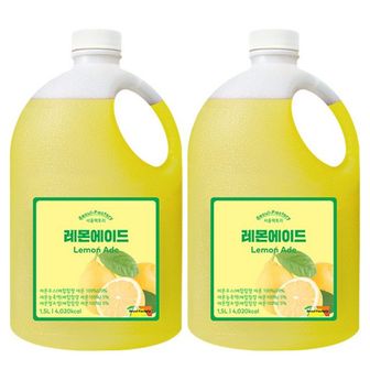 1300K 서울팩토리 레몬에이드 1.5L 2개세트