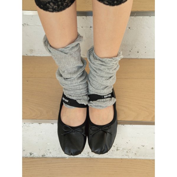 [no.720] melange gray twist warmer
