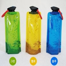 초경량 접이식물병700ml 등산 스포츠 레져 물통 신소재 누리코리아