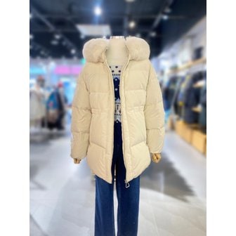 베네통 [여주점] 페이지 폭스퍼 중기장 패딩 (BAPD67461)