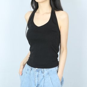 4색 베이직 슬림 홀터 나시