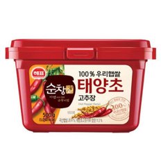 해표 순창궁 우리햅쌀 태양초 고추장 500g 1개