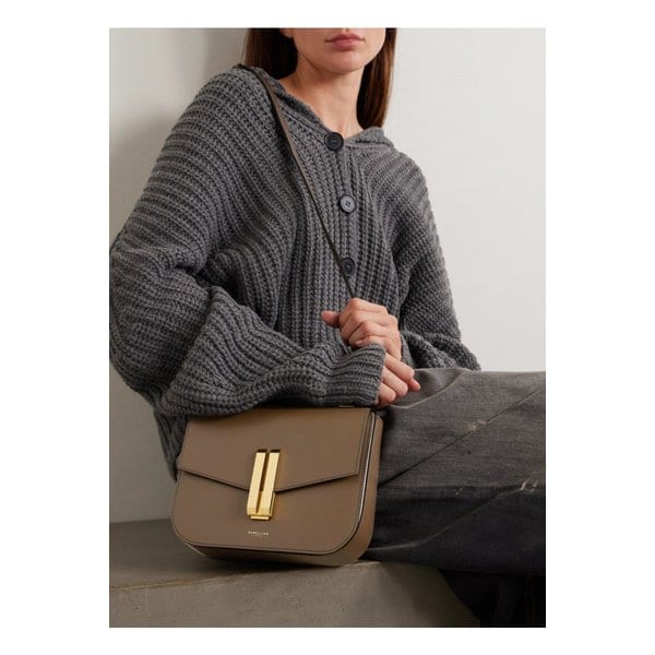 드멜리어 밴쿠버 가죽 숄더 백 밀리터리 그린 46376663162913574