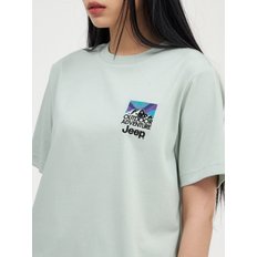 컬러 마운틴 프린트 티셔츠(JO2TSU210)