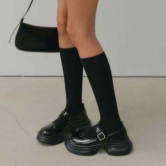 룩캐스트 클라라 플랫폼 메리제인슈즈_블랙 / CLARA PLATFORM MARYJANE SHOES_BLACK