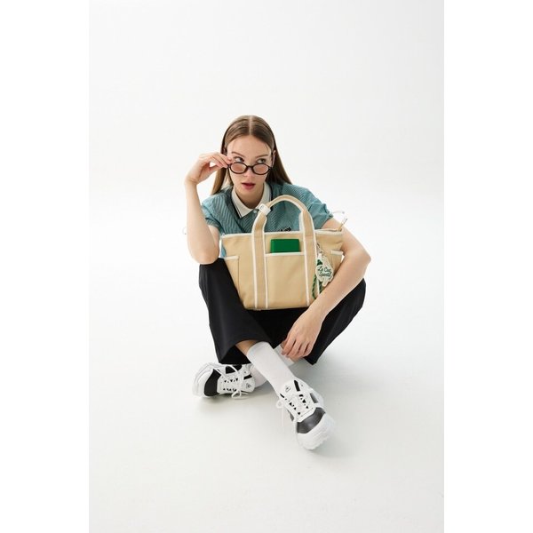 [여주점] 여성 미니 파우치 토트백 GR122LBG15 BEGE