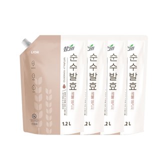 참그린 순수발효 곡물 1.2L x 4개