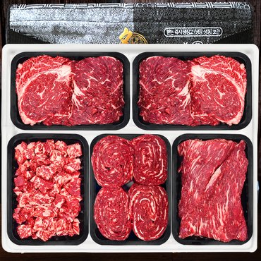  국내산 한우 선물세트 등심600g 불고기300g 장조림300g 국거리300g / 총 1.5kg