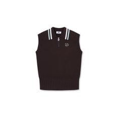 [WAAC]골프 (WWWAA24623BRX)Women Tipping Half Zip Knit Sleeveless