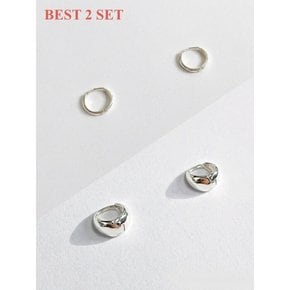 [단독][2 SET] Mini Cone & Tiny Ring ER