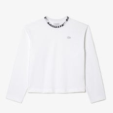 [시흥점] 여성 로고 디테일 넥 긴팔 티셔츠 TF7782-53G