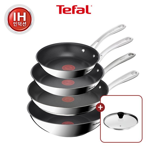 인덕션 티타늄3X 퍼펙트 레지스트 4종(팬20+팬24+팬28+웍28)(+레온유리뚜껑28)