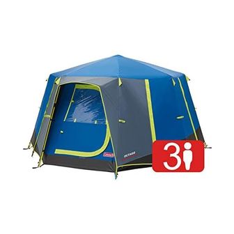  미국 콜맨 텐트 Coleman Tent Octago 3 Man Tent Ideal for Camping in The Garden Dome Tent Wa