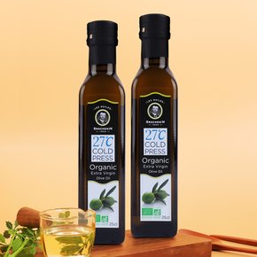 브로슈낭 유기농 초저온 냉압착 엑스트라버진 올리브오일 250ml x 2병