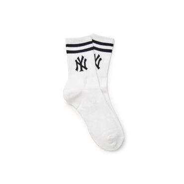 MLB 빅로고 스트라이프 장목양말 (3ASOMS35N-50WHS)