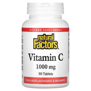 미국직구 Natural Factors 내추럴팩터스 비타민C 1000mg 90정