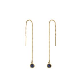 듀 쓰레드 귀걸이-라피스 라줄리 / Diew Thread Earring - Lapis Lazuli