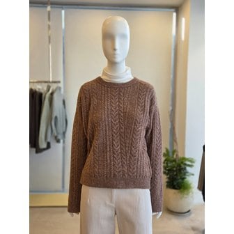 더아이잗 [여주점] [더 아이잗] 여성 울 알파카 블렌드 케이블 니트 (IRBA1PO071)