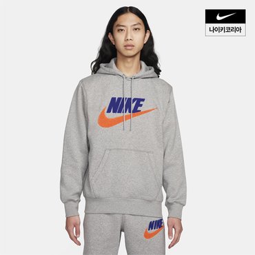 나이키 맨즈 나이키 클럽 플리스 풀오버 후디 NIKE FN3105-063