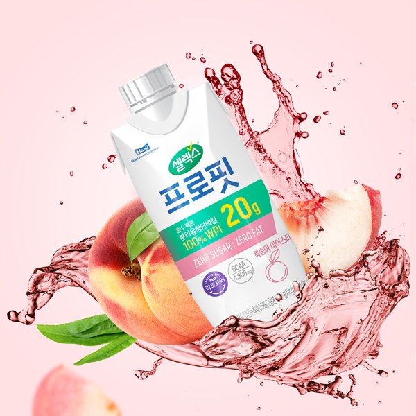 프로핏 웨이프로틴 드링크 복숭아 330ml x 12개입(1박스)