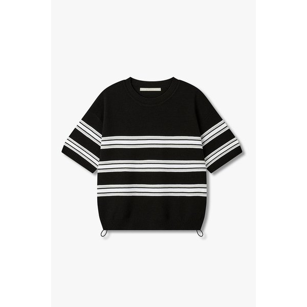 [파주점] 라운드넥 스트라이프 니트 풀오버 7126250502