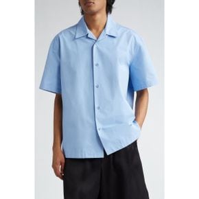 4273821 Jil Sander Boxy Fit Short Sleeve Bowling Shirt