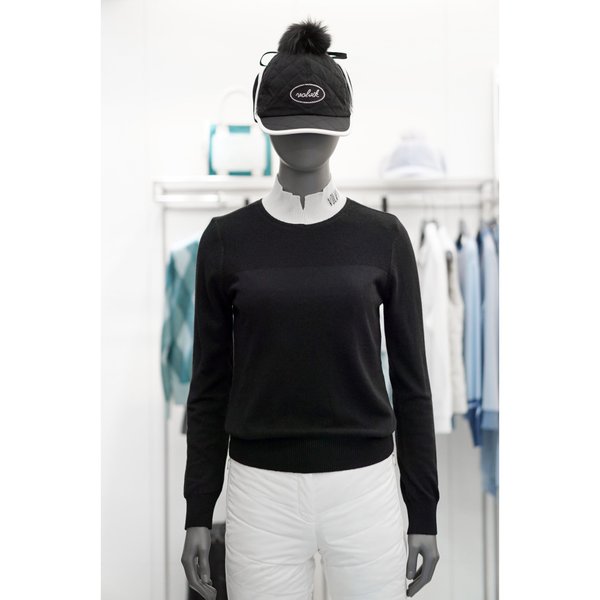 [여주점] 골프웨어 여성 골프 에센셜 반터틀 방풍 스웨터 TOA92