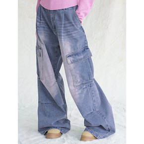 Side Big Cargo Pants LIGHT CAMO
