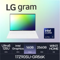 전자 2024 그램17 17Z90SU-GR56K (WIN11HOME/SSD 256GB/RAM 16GB) HMC