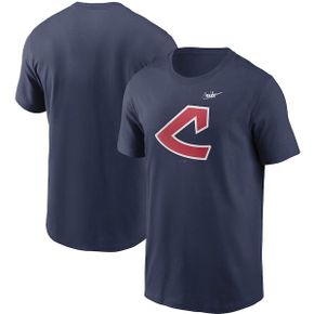 [해외] 473371 나이키 MLB 클리블랜드 인디언스 Cooperstown Collection 로고 Navy