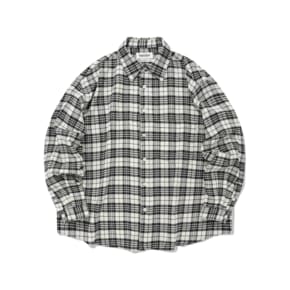 SP TARTAN CHECK OVER SHIRTS-IVORY