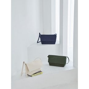 CANVAS FLAP BAG (3color)