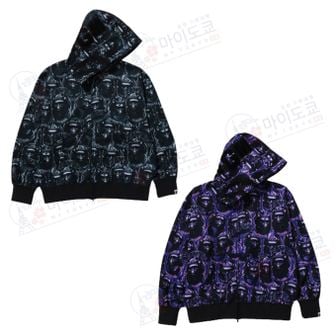  베이프 후드집업 APE HEAD GRAFFITI SHARK FULL ZIP HOODIE 1J80-115-004