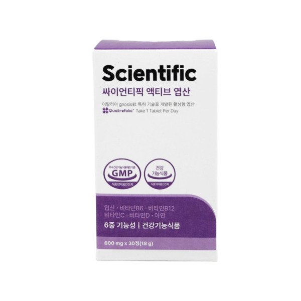 싸이언티픽 액티브 엽산 30정 1개