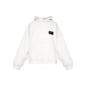 271325 BALENCIAGA 로고 테이프 후드 티셔츠 (713677 TNVG2 9592)