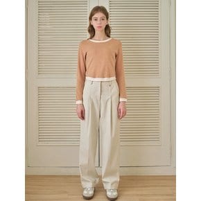 유스 레이어드 라인 포인트티 오렌지