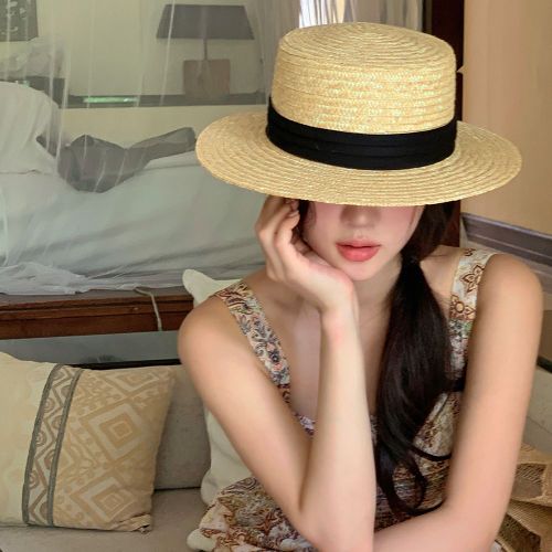 비치팜 / 프랑 파나마 햇 비치룩 휴양지 밀짚 모자 벙거지