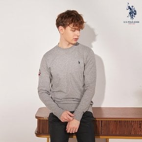 [U.S. POLO ASSN.] 남성 코튼 맨투맨_M/GREY