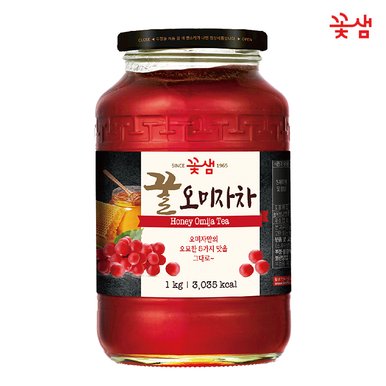 꽃샘 꿀 오미자차 1KG (과일청)