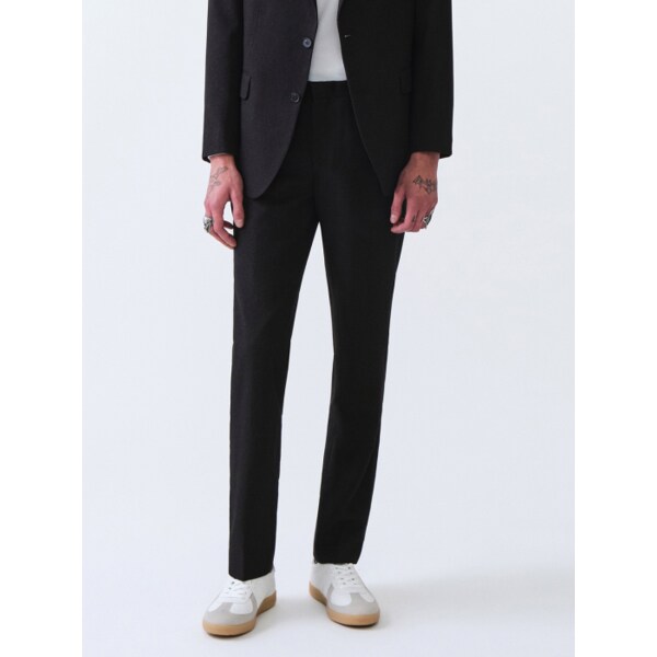 투톤 컴포트 포멀 팬츠_브라운 (컴포트핏)