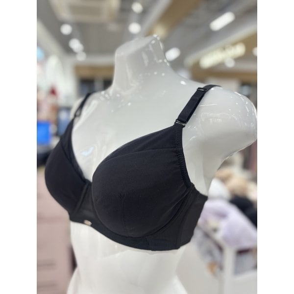 [여주점] 와코루 컴팩트 메이크업 가슴작아보이는 브라[WBR1948B_D]BK