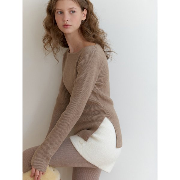 [리퍼브] Sevilla boat knit (mocha)