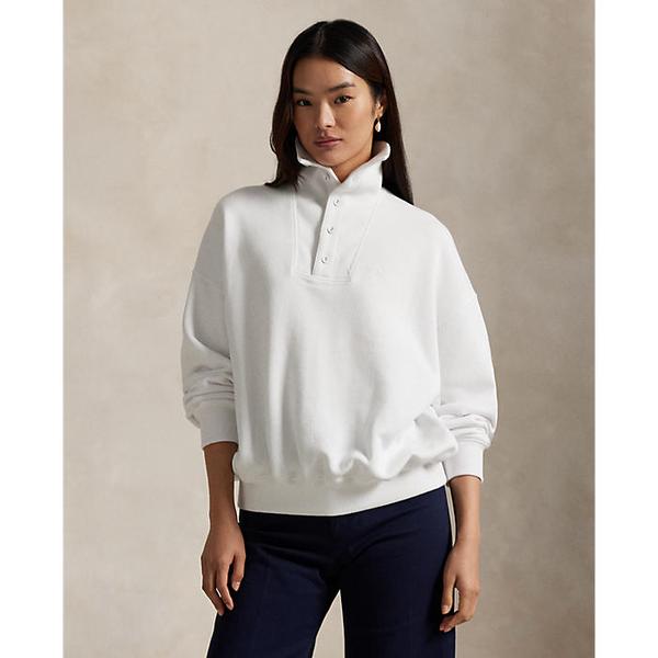 여성 리브 트림 모크넥 풀오버(WMPOKNINFB20898100)