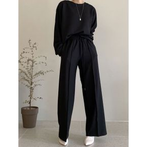 2종SET 캐주얼 돌먼슬리브 티셔츠+밴딩팬츠 G5FSE017P_P405340553