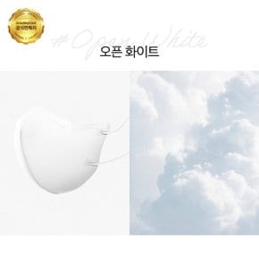 참존 톤업핏 블랙라벨 라이트 KF94 마스크 대형 오픈 화이트 100매 ~13시 주문 오늘 발송
