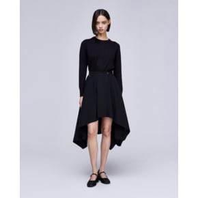 [파주점] [송지오우먼]송지오 바이어스 컷 스커트 블랙 WH3SK309BK