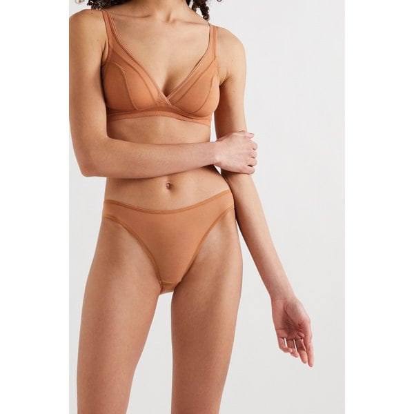 누비안 스킨 스트레치 튤 소프트 컵 브라 9649229528589220