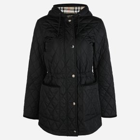 [시흥점] 6S 8110531 C1900 브롬리 여성 퀼팅 후드 자켓 블랙